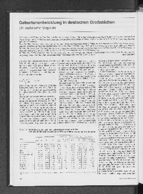 Vorschaubild von Geburtenentwicklung in deutschen Großstädten (ein statistischer Vergleich)