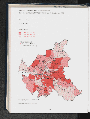 Vorschaubild von Stimmenanteile der SPD in den Stadtteilen 1993