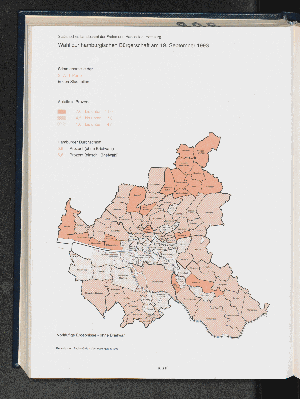 Vorschaubild von Stimmenanteile der STATT Partei in den Stadtteilen 1993