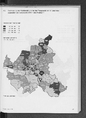 Vorschaubild von 4.2 Veränderung der Wahlbeteiligung bei der Europawahl am 12. Juni 1994 gegenüber der Europawahl 1989 in den Stadtteilen