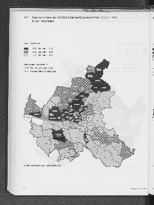 Vorschaubild von 4.7 Stimmenanteile der GRÜNEN bei der Europawahl am 12. Juni 1994 in den Stadtteilen