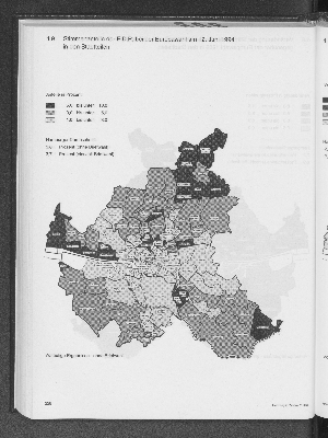 Vorschaubild von 4.9 Stimmenanteile der F.D.P. bei der Europawahl am 12. Juni 1994 in den Stadtteilen
