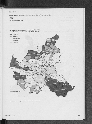 Vorschaubild von Zuordnung der Stadtteile zu Gebietstypen nach dem Stimmenanteil der CDU in den Wahlen seit 1965