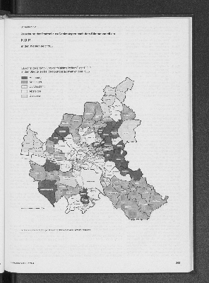 Vorschaubild von Zuordnung der Stadtteile zu Gebietstypen nach dem Stimmenanteil der F.D.P. in den Wahlen seit 1965