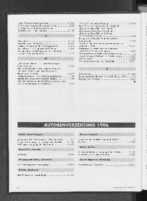 Vorschaubild von Autorenverzeichnis 1996