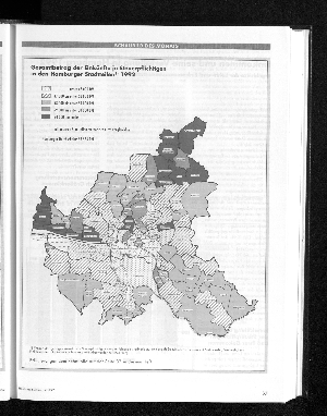 Vorschaubild von Gesamtbetrag der Einkünfte je Steuerpflichtigen in den Hamburger Stadtteilen 1992