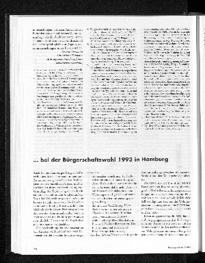 Vorschaubild von Milieus, Klassenlagen und Wahlverhalten - Zum Zusammenhang von Wahlverhalten und sozialen Strukturen...bei der Bürgerschaftswahl 1993 in Hamburg
