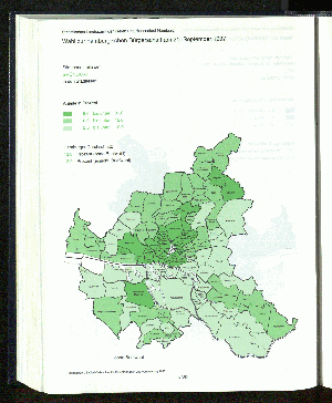 Vorschaubild von Stimmanteile der GRÜNEN/GAL in den Stadtteilen