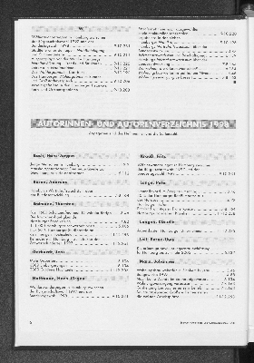 Vorschaubild von Autorinnen- und Autorenverzeichnis 1998