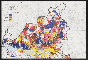 Vorschaubild von Blatt 3b: Bürgerschaftswahl vom 22. März 1970 - gültige Stimmen in Hamburg für die CDU in den Wahlbezirken -