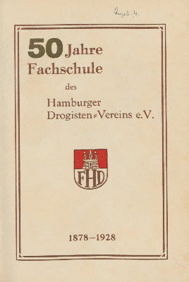 Vorschaubild von Rückblick auf 50 Jahre Hamburger Drogisten-Fachschule