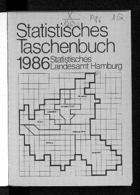 Vorschaubild von [Statistisches Taschenbuch // Statistisches Landesamt Hamburg]