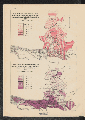 Vorschaubild von 1. Vom Hundert der erwerbstätigen Wohnbevölkerung der einzelnen Stadtteile der Stadt Hamburg arbeiten außerhalb des Wohnstadtteils
2. Vom Hundert der Arbeitsbevölkerung der einzelnen Stadtteile der Stadt Hamburg wohnen in anderen Stadtteilen 1925