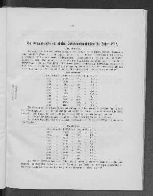 Vorschaubild von Die Erkrankungen an akuten Infectionskrankheiten im Jahre 1882.