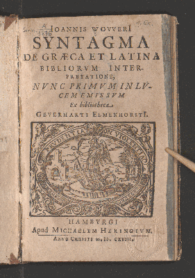Vorschaubild von Joannis Woweri[i] Syntagma De Graeca Et Latina Bibliorum Interpretatione