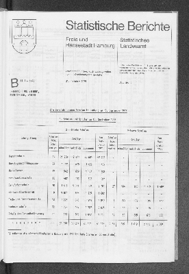 Vorschaubild von [[Statistische Berichte der Freien und Hansestadt Hamburg / B]]