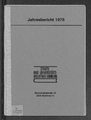 Vorschaubild von [Jahresbericht // Staats- und Universitätsbibliothek Hamburg]