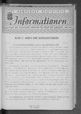 Vorschaubild von Die geschlossene Fürsorge im Vierteljahr April/Juni 1954