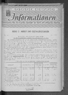 Vorschaubild von Mitglieder und arbeitsunfähige Kranke in der allgemeinen Krankenversicherung am 1.10.1954