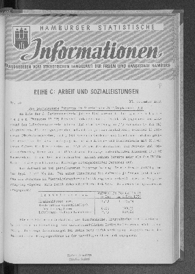 Vorschaubild von Die geschlossene Fürsorge im Vierteljahr Juli/September 1954