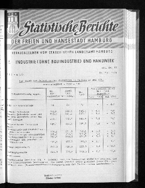 Vorschaubild von [[Statistische Berichte der Freien und Hansestadt Hamburg / E]]