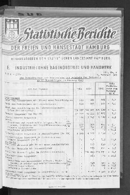 Vorschaubild von [[Statistische Berichte der Freien und Hansestadt Hamburg / E]]