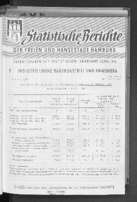 Vorschaubild von [[Statistische Berichte der Freien und Hansestadt Hamburg / E]]