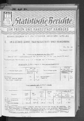 Vorschaubild von [[Statistische Berichte der Freien und Hansestadt Hamburg / E]]