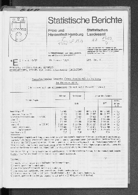 Vorschaubild von [Statistische Berichte der Freien und Hansestadt Hamburg / E]