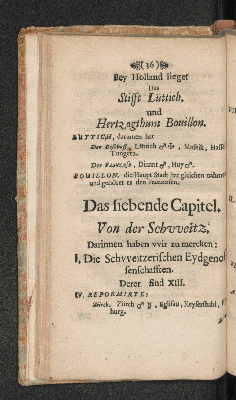 Vorschaubild von Das siebende Capitel. Von der Schvveitz. [u. a.]