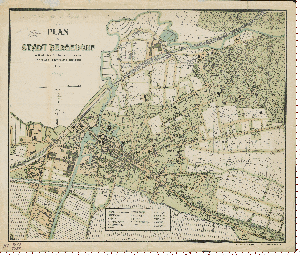 Vorschaubild von Plan der Stadt Bergedorf