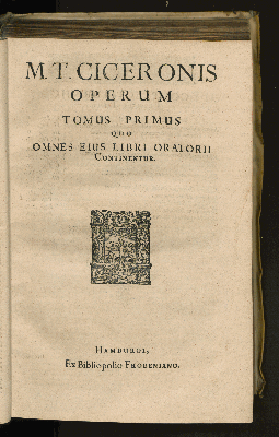 Vorschaubild von Quo Omnes Eius Libri Oratorii Continentur