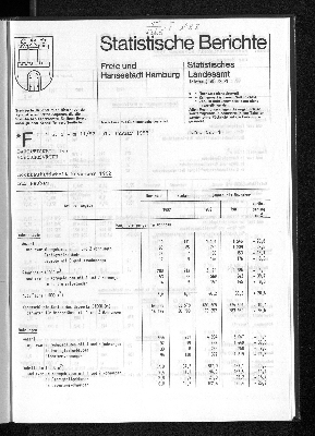 Vorschaubild von [Statistische Berichte der Freien und Hansestadt Hamburg / F]