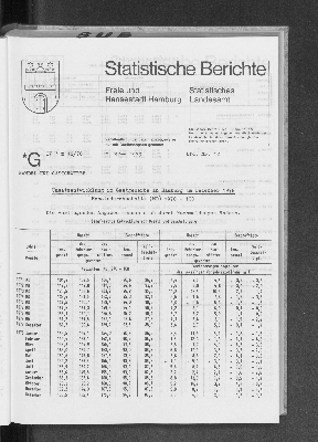 Vorschaubild von [[Statistische Berichte der Freien und Hansestadt Hamburg / G]]