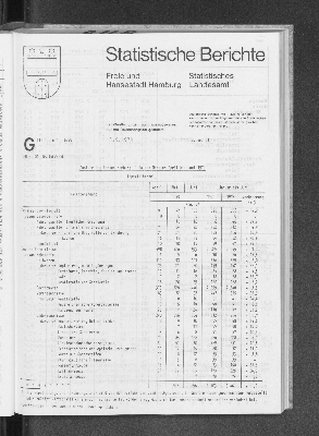 Vorschaubild von [[Statistische Berichte der Freien und Hansestadt Hamburg / G]]