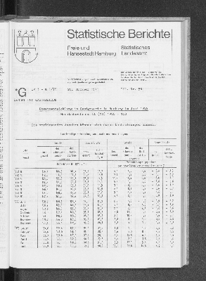 Vorschaubild von [[Statistische Berichte der Freien und Hansestadt Hamburg / G]]