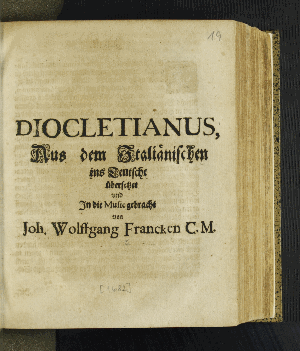 Vorschaubild von Diocletianus