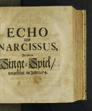 Vorschaubild von Echo Und Narcissus