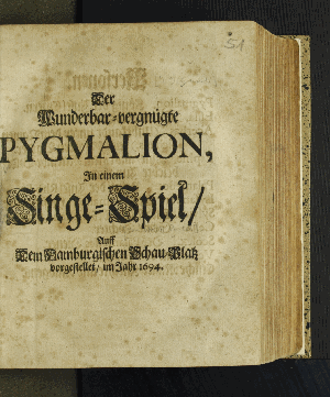 Vorschaubild von Der Wunderbar-vergnügte Pygmalion