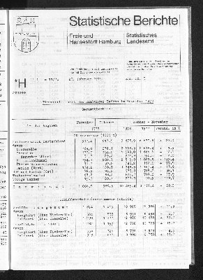 Vorschaubild von [[Statistische Berichte der Freien und Hansestadt Hamburg / H]]