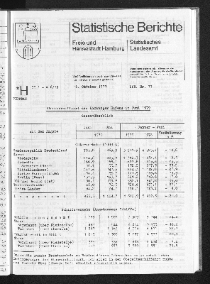 Vorschaubild von [[Statistische Berichte der Freien und Hansestadt Hamburg / H]]