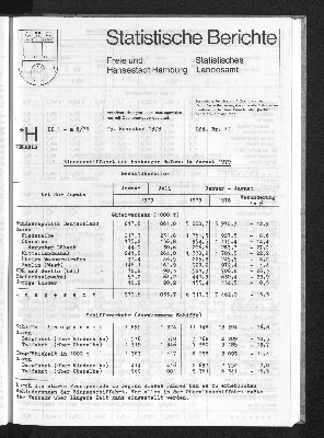 Vorschaubild von [[Statistische Berichte der Freien und Hansestadt Hamburg / H]]