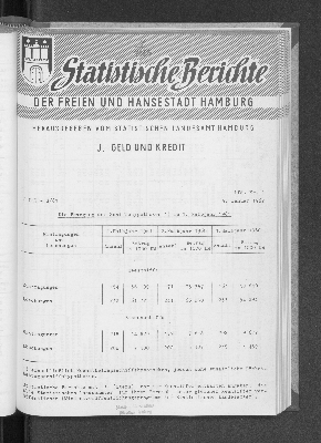 Vorschaubild von [Statistische Berichte der Freien und Hansestadt Hamburg / J]