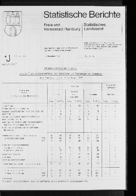 Vorschaubild von [[Statistische Berichte der Freien und Hansestadt Hamburg / J]]