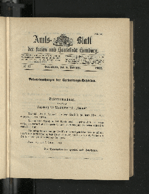 Vorschaubild von [[Amtsblatt der Freien und Hansestadt Hamburg]]