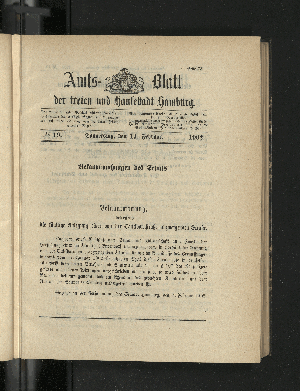 Vorschaubild von [[Amtsblatt der Freien und Hansestadt Hamburg]]