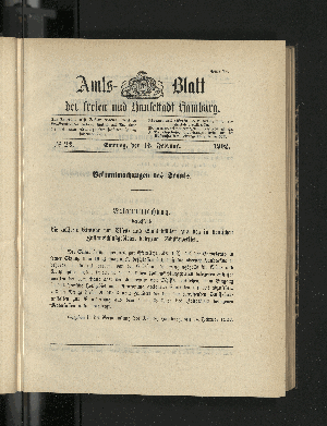 Vorschaubild von [[Amtsblatt der Freien und Hansestadt Hamburg]]