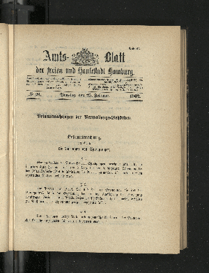 Vorschaubild von [[Amtsblatt der Freien und Hansestadt Hamburg]]