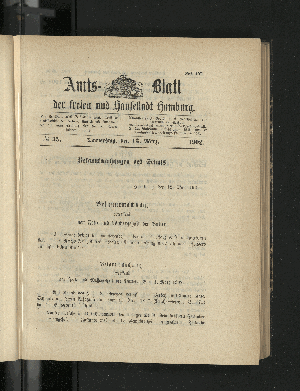 Vorschaubild von [[Amtsblatt der Freien und Hansestadt Hamburg]]