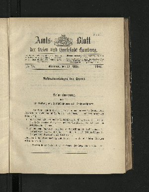 Vorschaubild von [[Amtsblatt der Freien und Hansestadt Hamburg]]